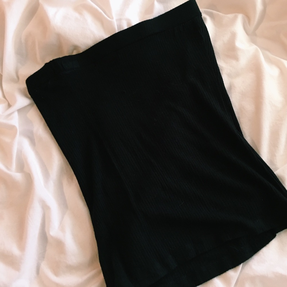 Black tube top